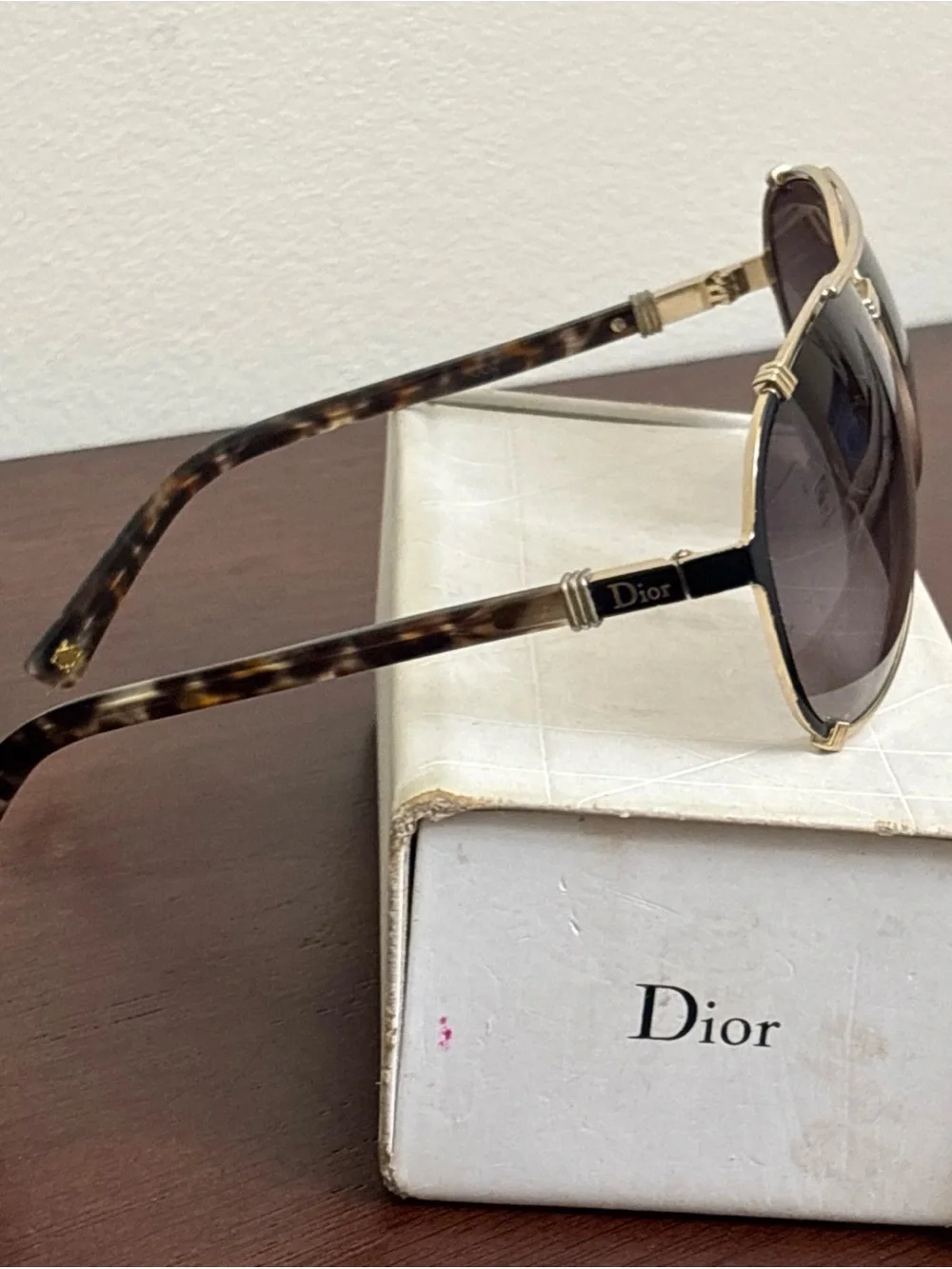 CHRISTIAN DIOR CHICAGO2 GUNMETAL GRADIENT AUTHENTIC SUNGLASSES READ